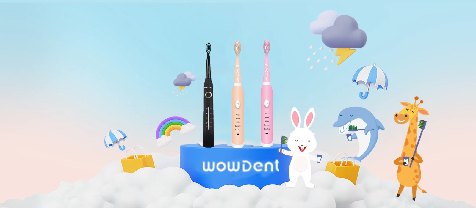 Wowdent Electric Brushes for kids